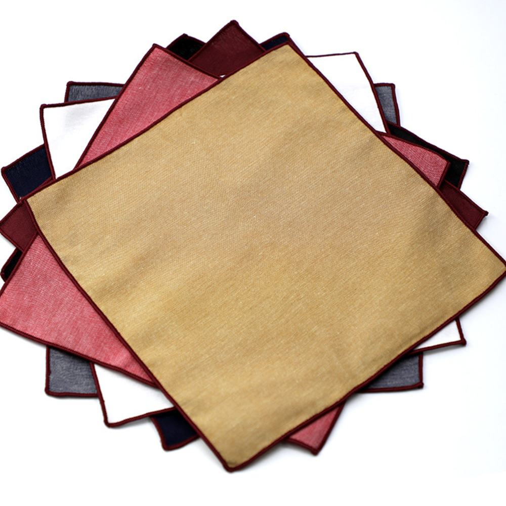 Solid Striped Brown Pocket Squ - Men'S Grooming For Wedding recension och pris