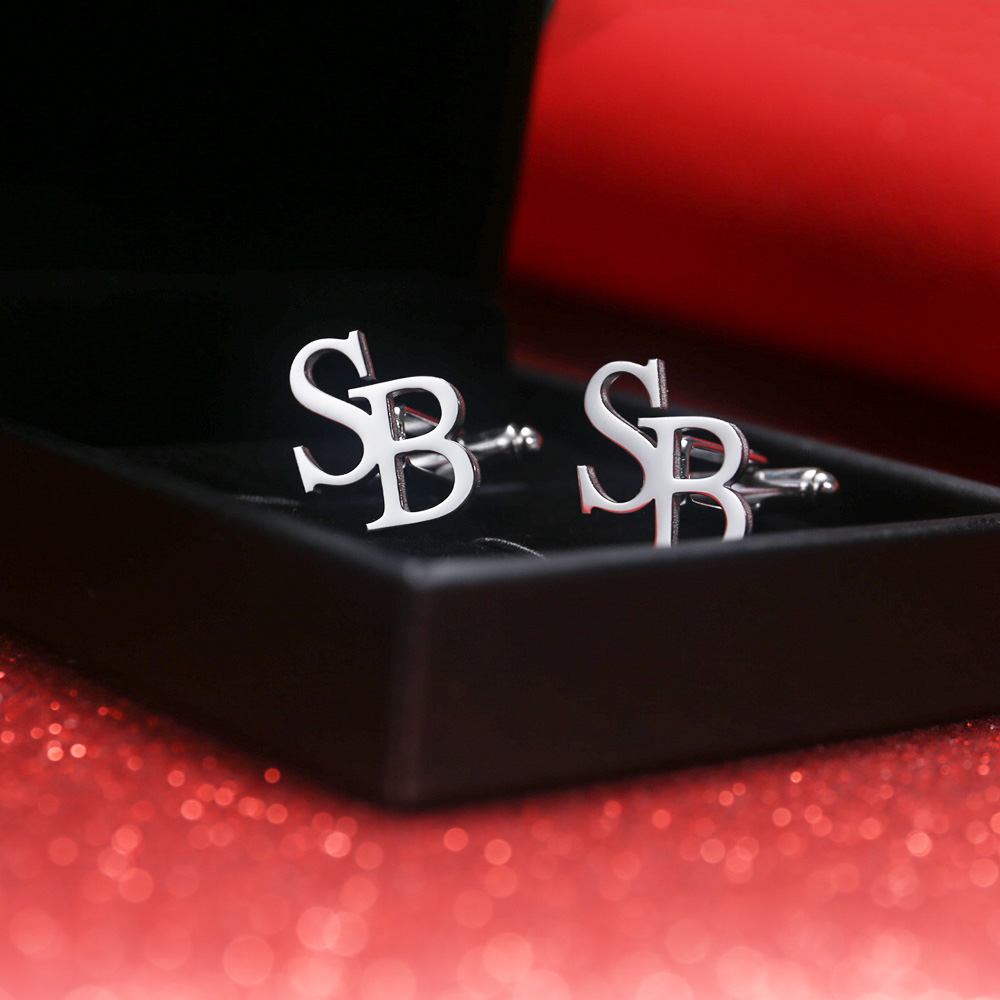 Tangula Custom Initials Cuffli - Men'S Grooming For Wedding recension och pris