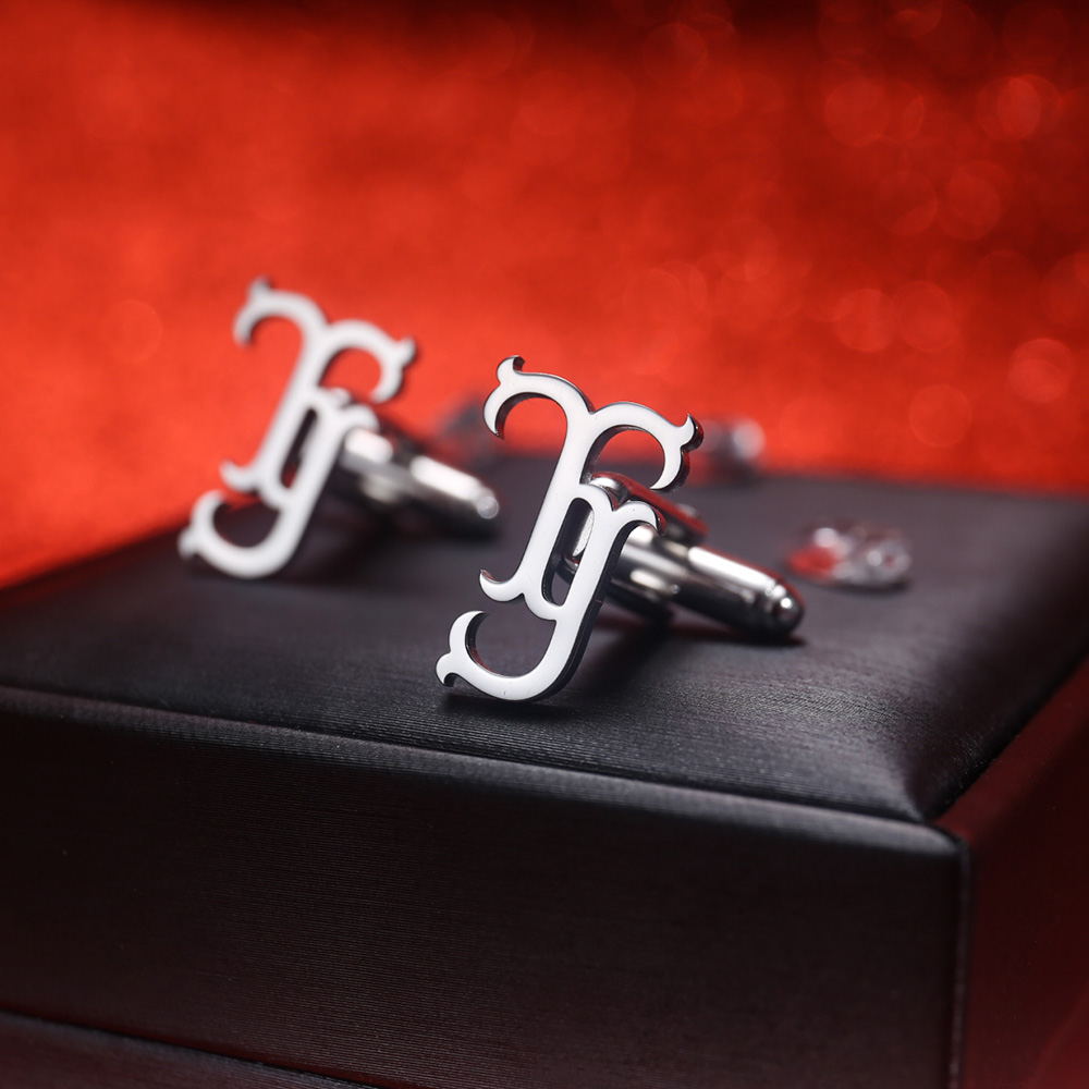 Tangula Custom Initials Cuffli - Men'S Grooming For Wedding recension och pris