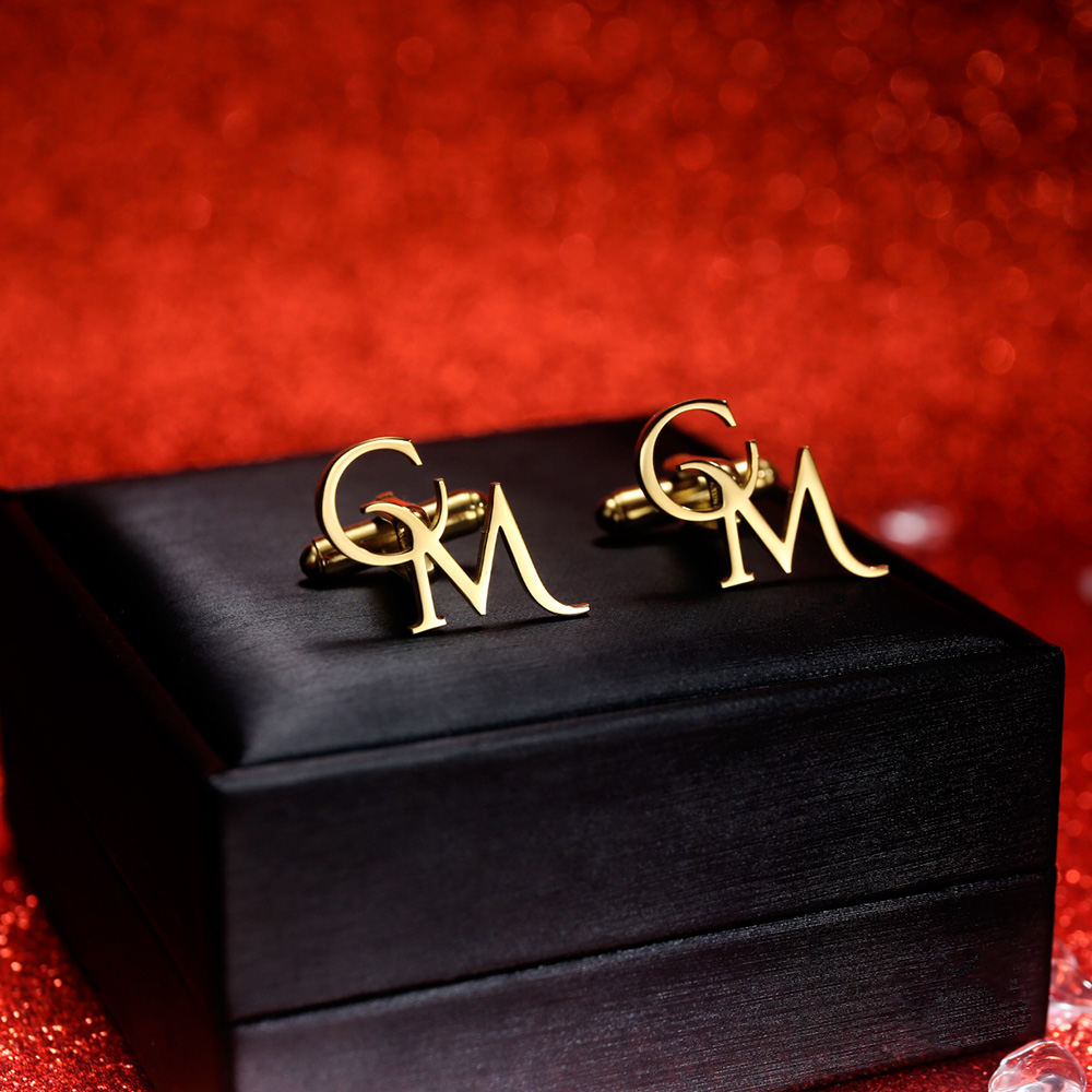 Tangula Custom Initials Cuffli - Men'S Grooming For Wedding recension och pris