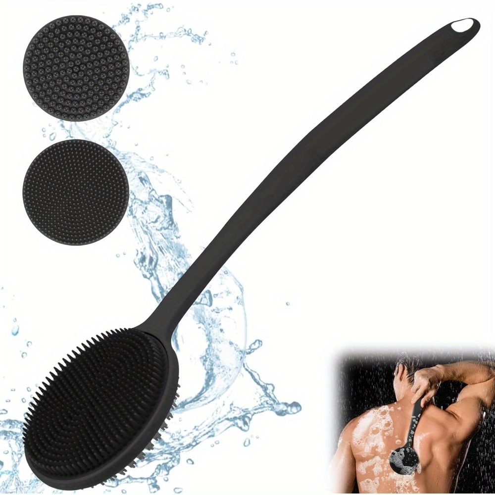 Silicone Back Scrubber Brush f - Exfoliating Scrub Mens recension och pris
