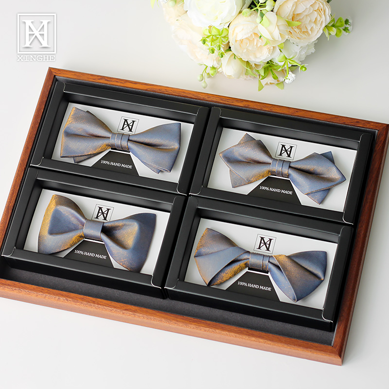 Silk bow tie wedding male groo - Men'S Grooming For Wedding recension och pris