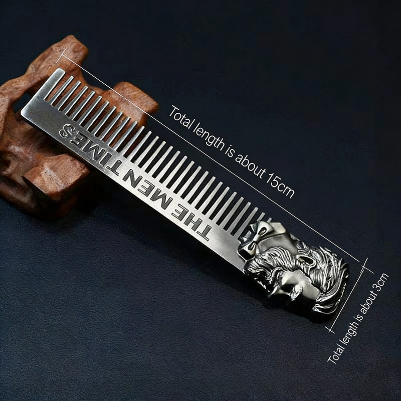 Vintage Metal Hair Comb Retro  - Men'S Grooming Oil recension och pris
