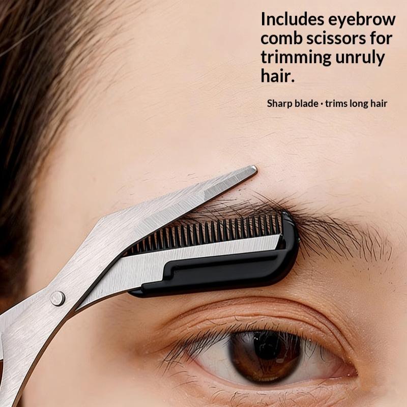 Stainless Steel 3pcs Eyebrow G - Men'S Grooming Eyebrow Shape recension och pris