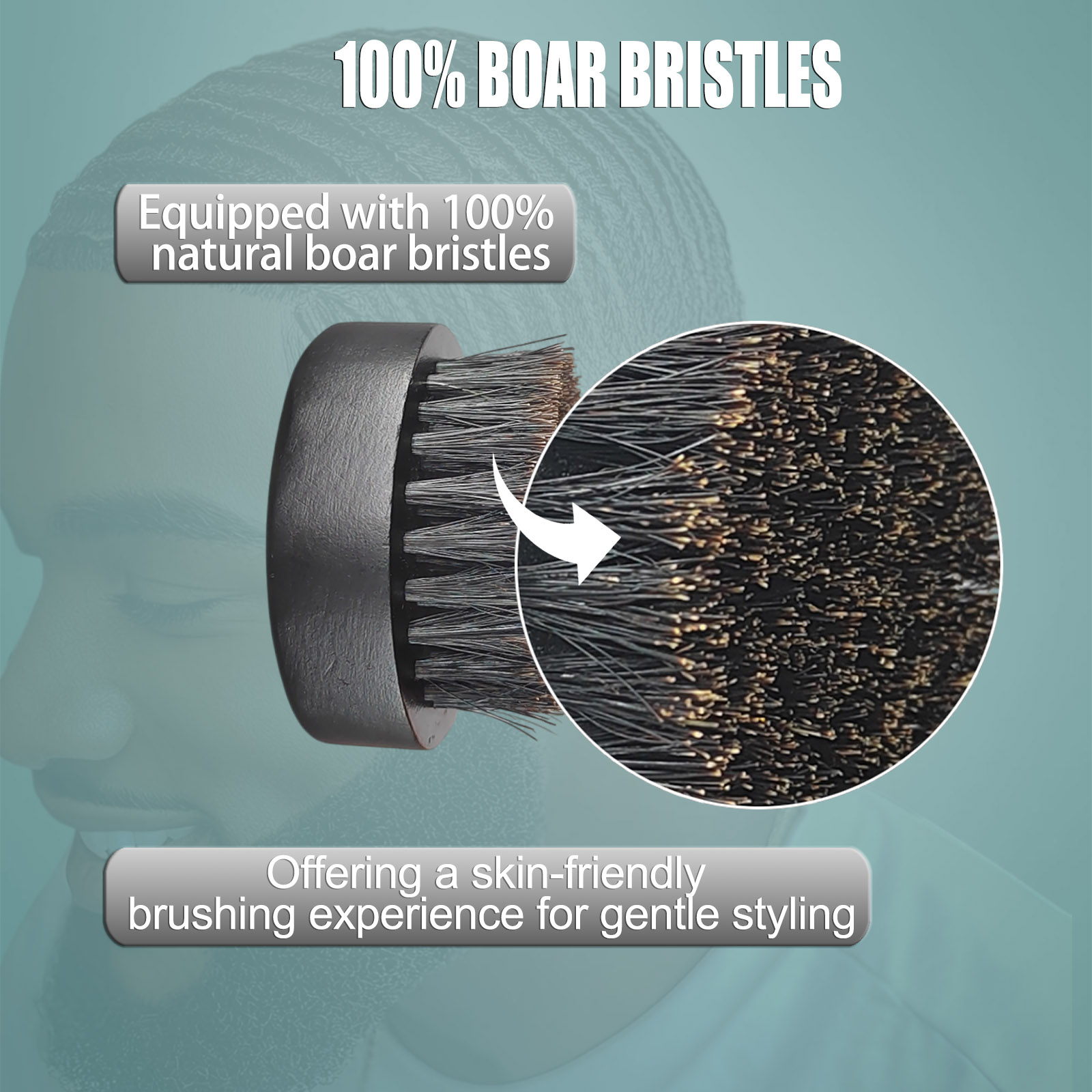 Round Beard Brush for Men – 10 - Men'S Grooming Oil recension och pris