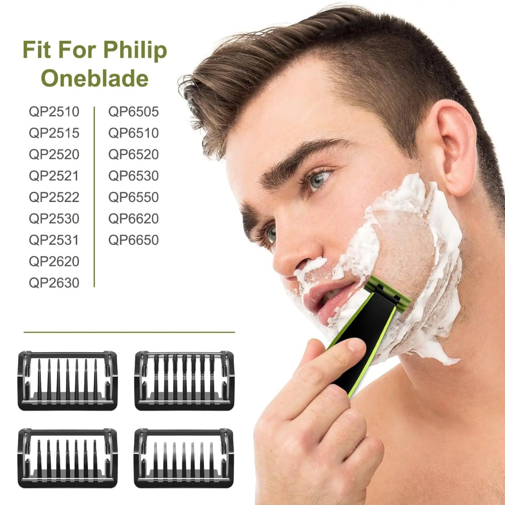 New 4 Size Guide Comb Guards f - Men'S Grooming Shaver recension och pris
