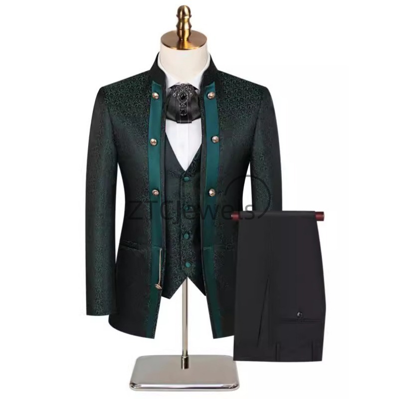 2026 New Chinese Style Men's S - Men'S Grooming For Wedding recension och pris