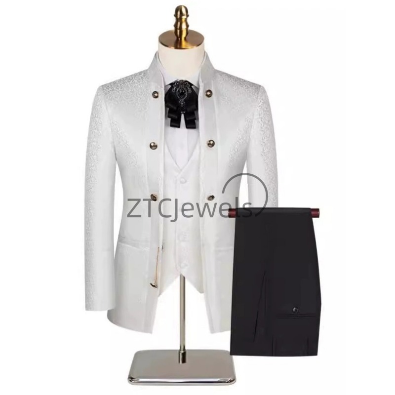 2026 New Chinese Style Men's S - Men'S Grooming For Wedding recension och pris
