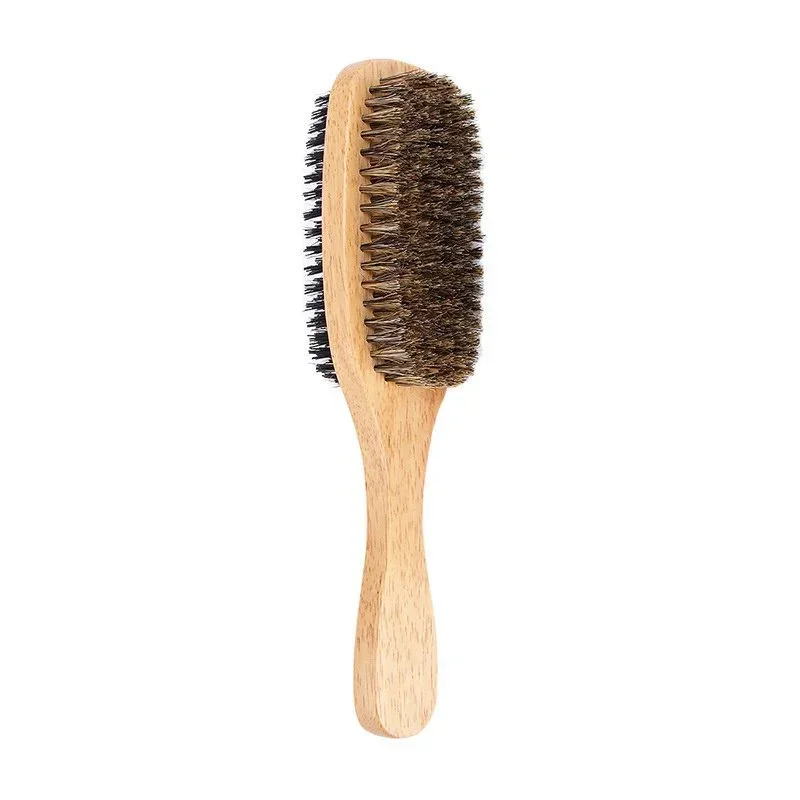 Beard Brush with Natural Woode - Men'S Grooming Oil recension och pris