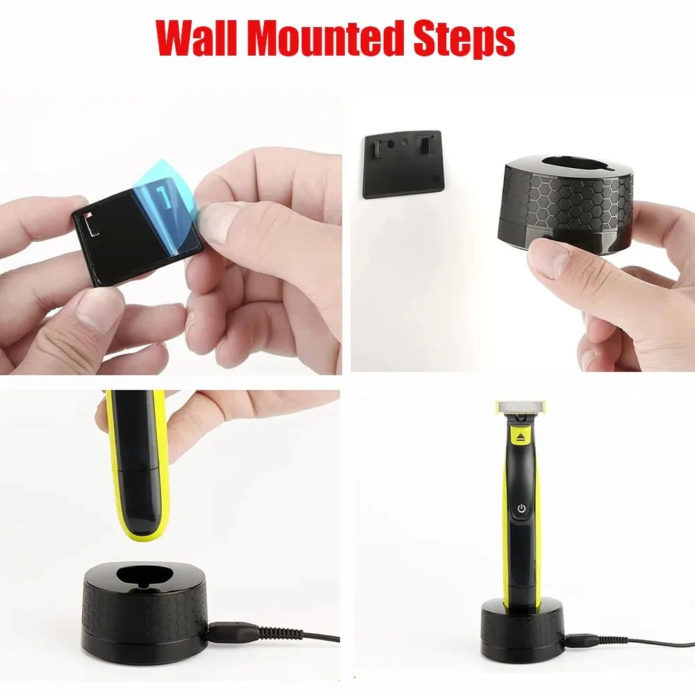 NEW Wall Mounted Charging Base - Men'S Grooming Shaver recension och pris