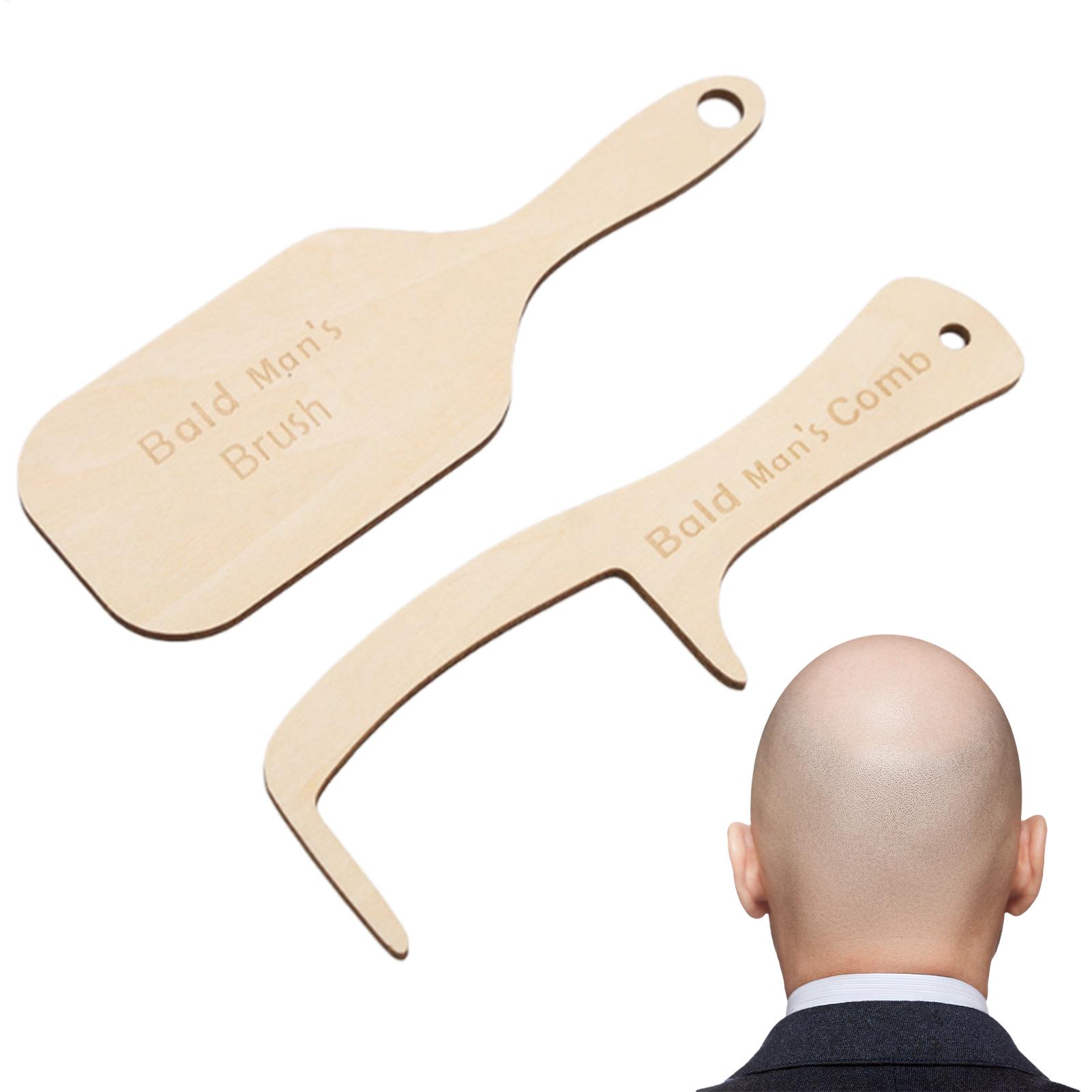 2pcs Funny Bald Man Grooming T - Men'S Grooming Oil recension och pris