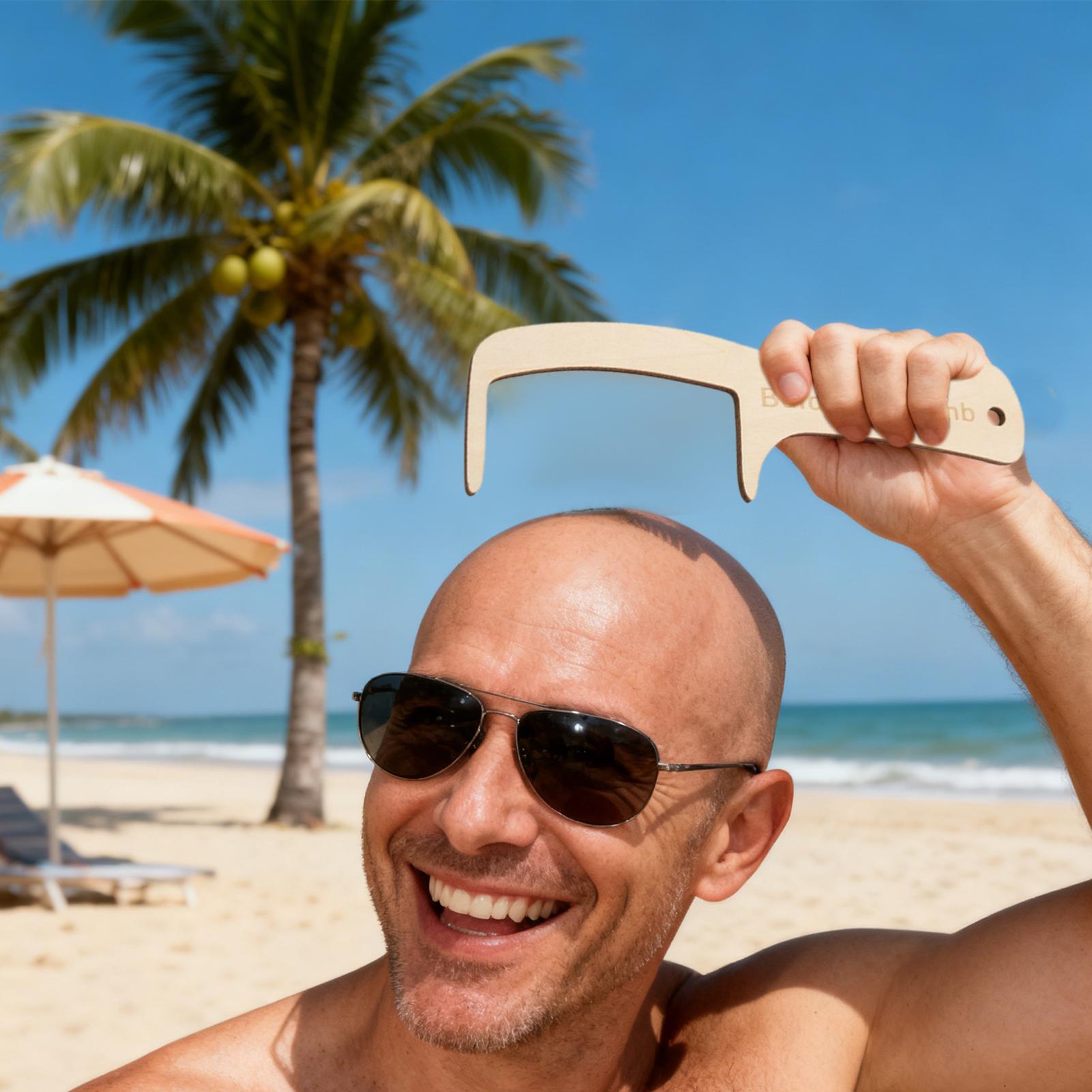 2pcs Funny Bald Man Grooming T - Men'S Grooming Oil recension och pris