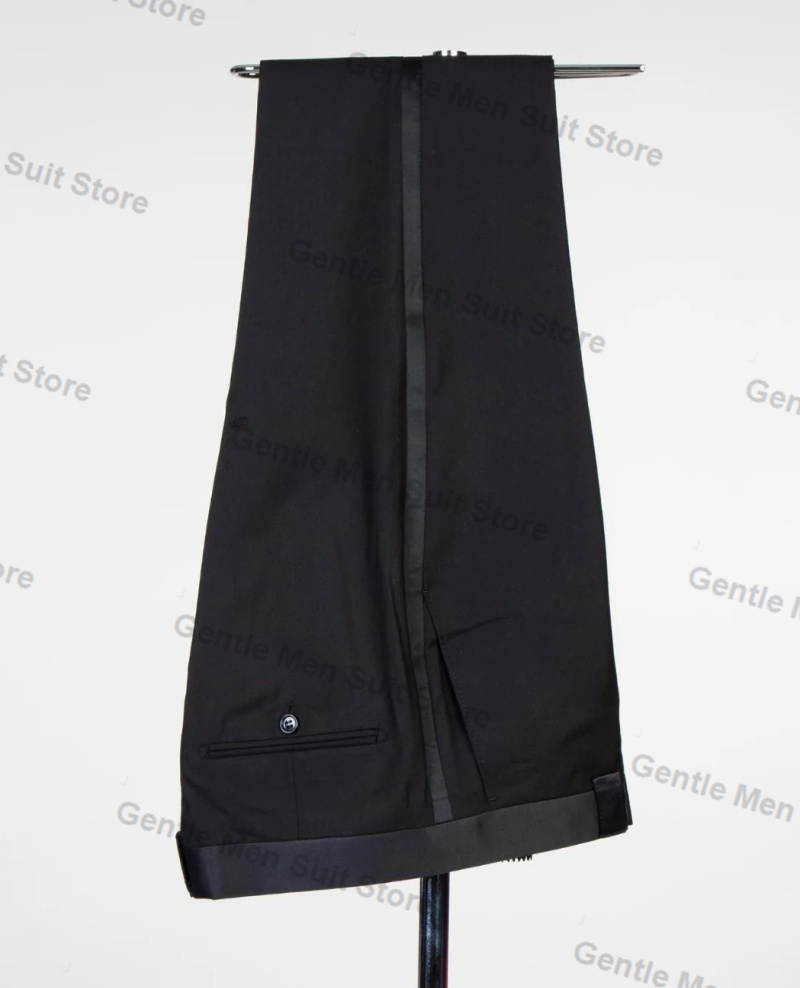 Yellow Black Men Suits Set 2 P - Men'S Grooming For Wedding recension och pris